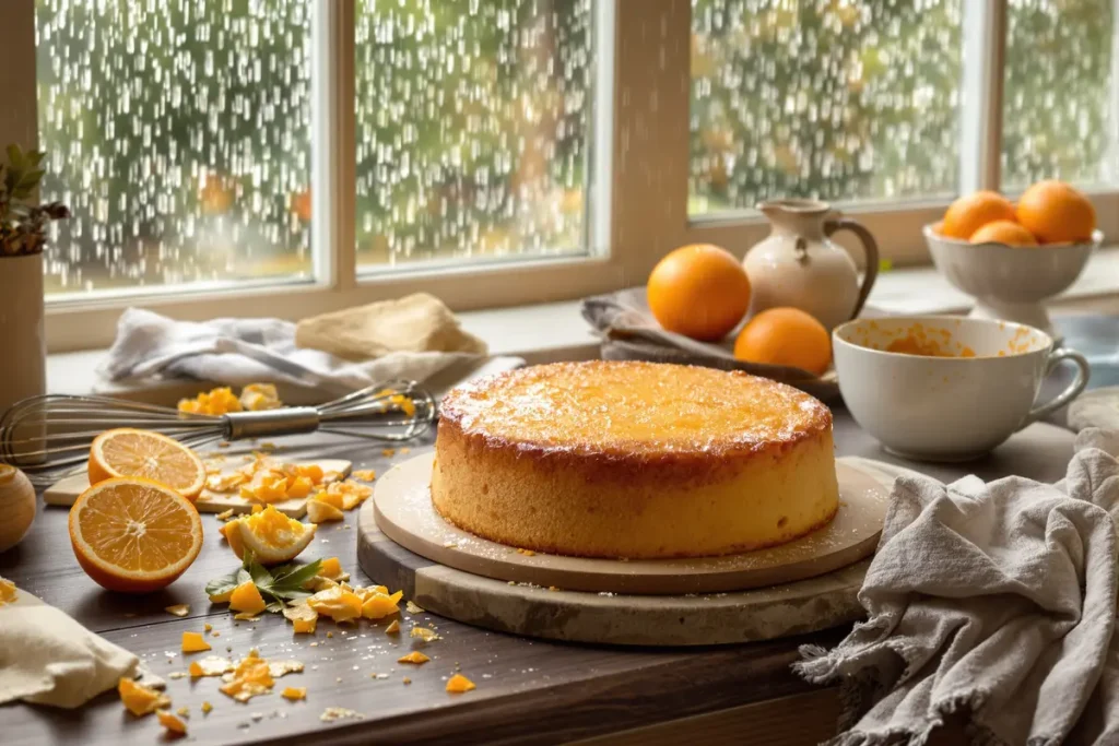 Ce gâteau à l&rsquo;orange moelleux va vous replonger en enfance (recette magique)