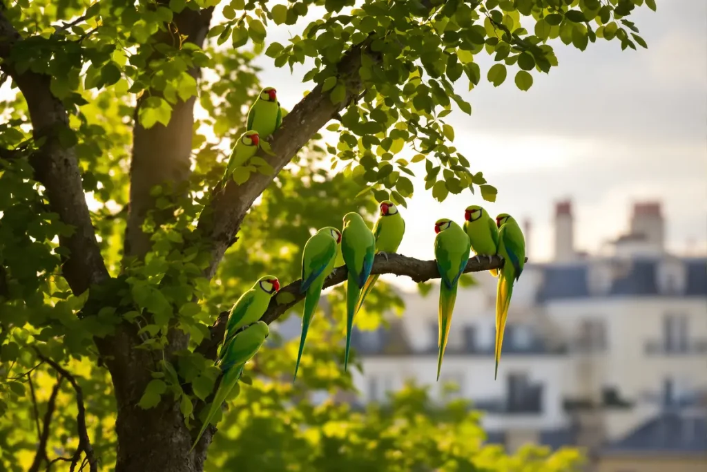 Invasion verte à Paris : d’où viennent ces perruches exotiques (et pourquoi ça inquiète) ?