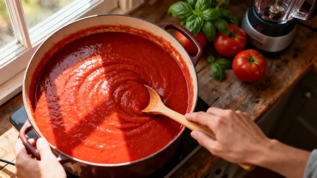 Coulis de tomates : recette simple et maison