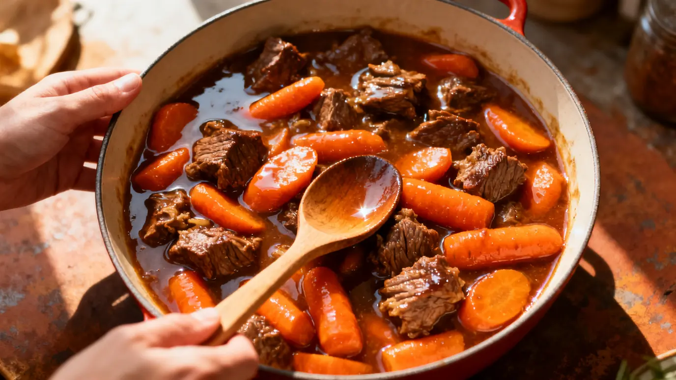 Boeuf carottes : recette simple pour un plat fondant