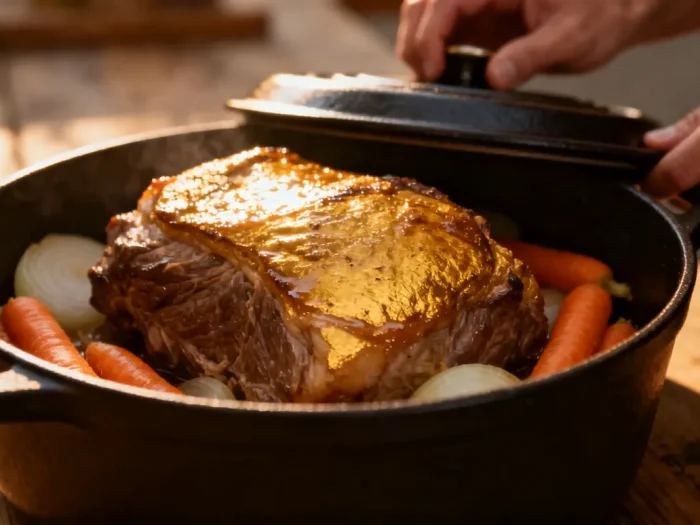 Roti de veau en cocotte : guide simple pour une viande fondante
