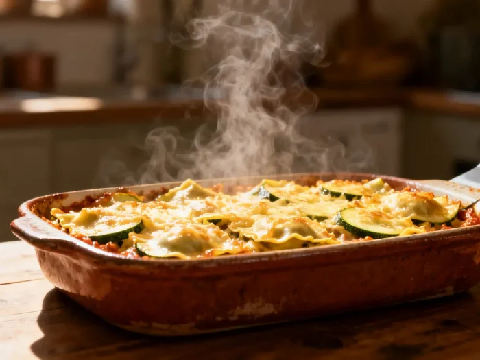 Gratin ravioles courgettes : recette facile et savoureuse à préparer