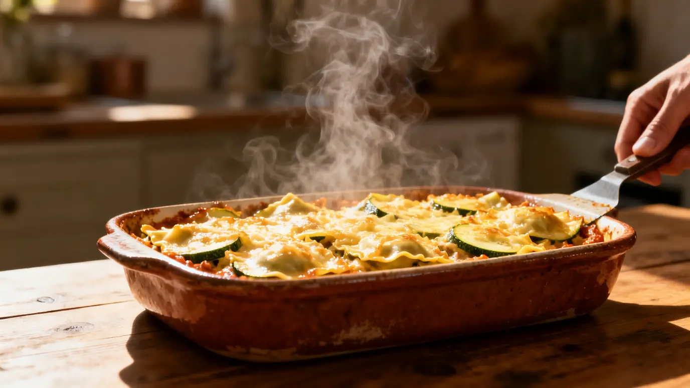 Gratin ravioles courgettes : recette facile et savoureuse à préparer