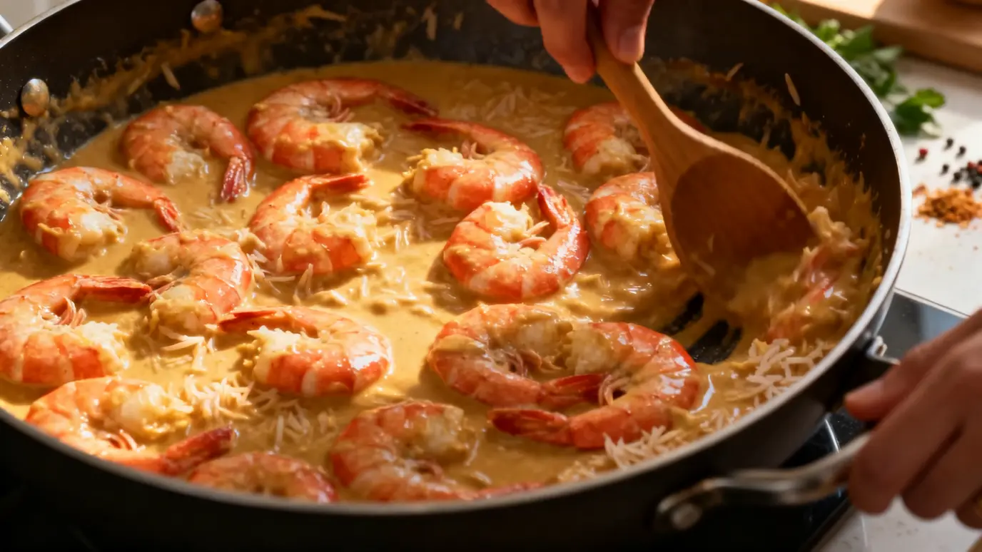 Crevettes au lait de coco : recette simple et rapide