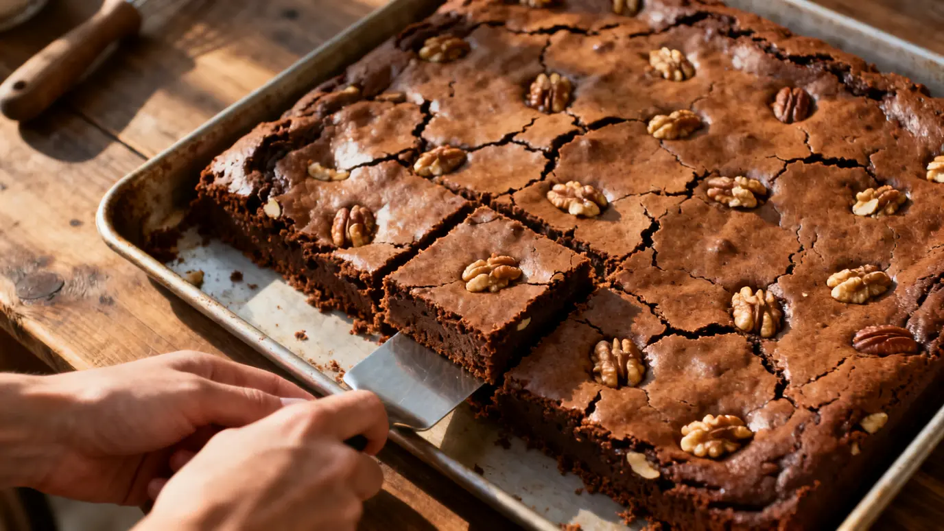 Recette brownies aux noix : guide simple et moelleux