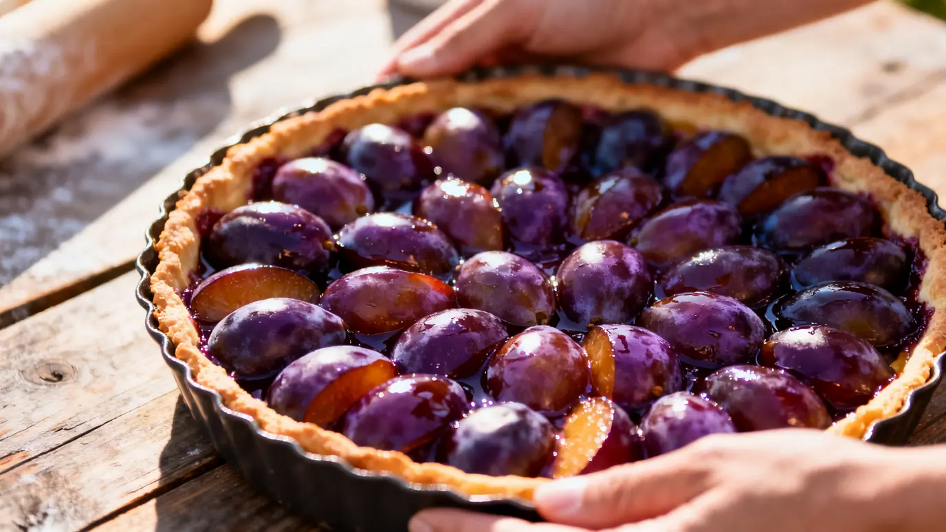 Tarte aux prunes : recette simple et gourmande à réussir facilement