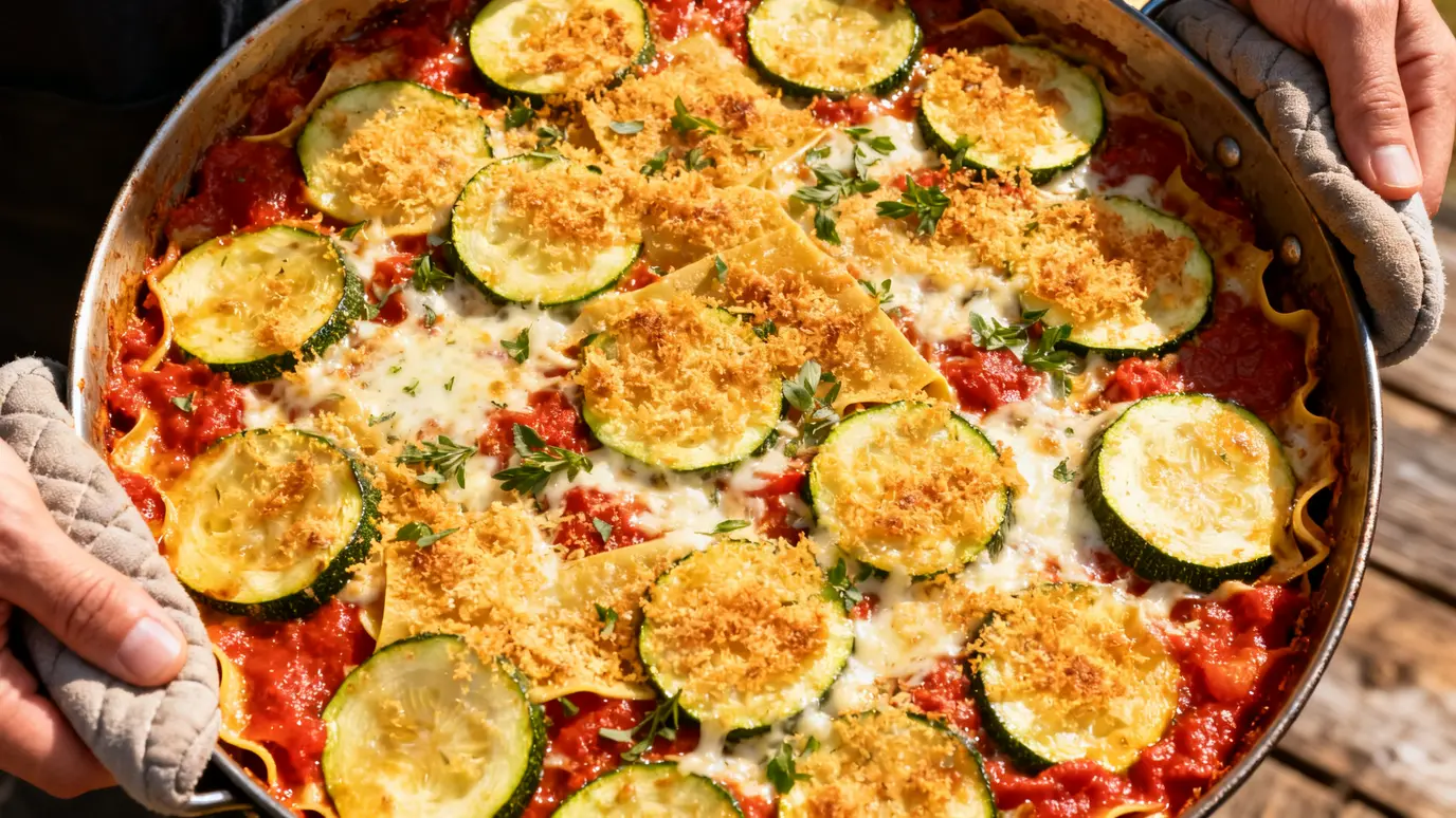 Lasagnes de courgettes : recette simple et gourmande