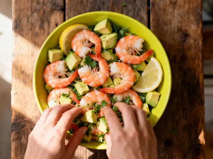Crevette au avocat : recette simple et fraîche à préparer