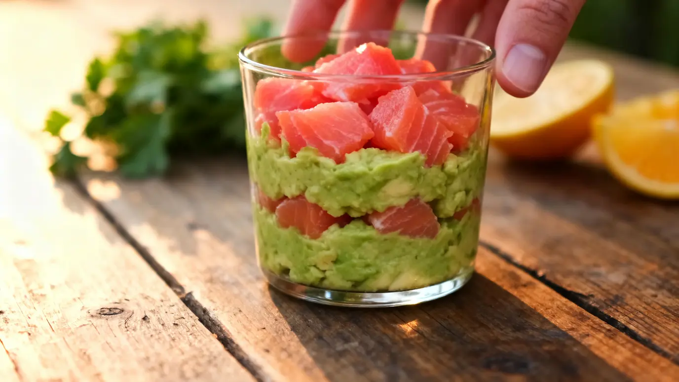 Verrine avocat saumon : recette simple et fraîche pour l’apéritif